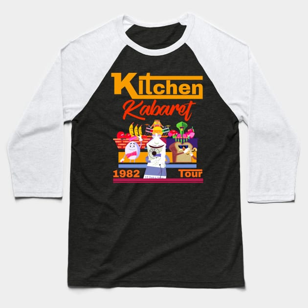 1982 Kitchen Kabaret Tour Baseball T-Shirt by DeepDiveThreads